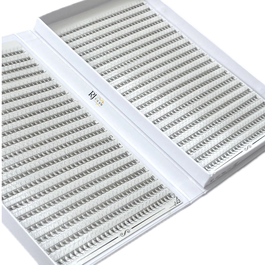 12D, Single Lengths - Pro-Made Trays XXL, D Curl 0.05 (800 fans)